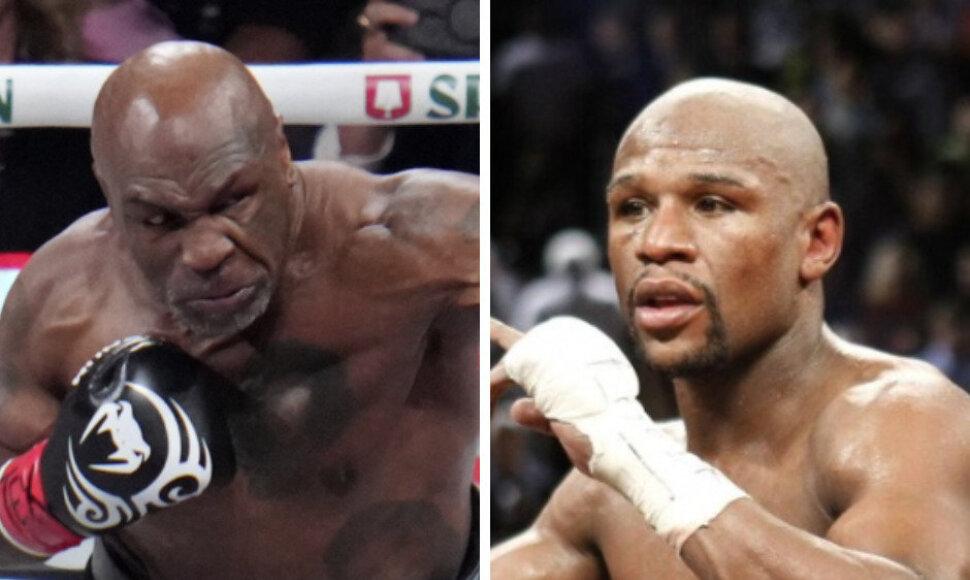 Mike'as Tysonas ir Floydas Mayweatheris