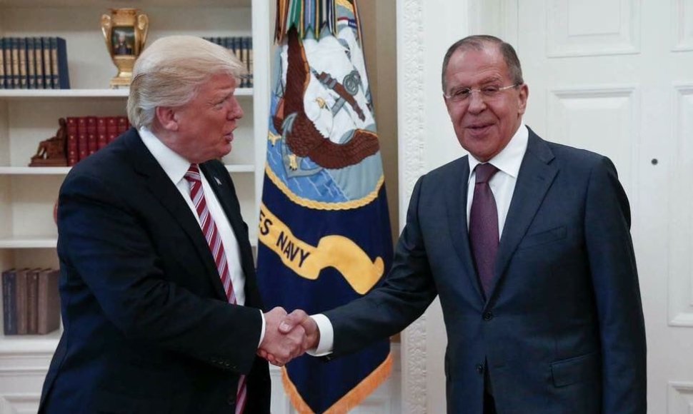 Donaldas Trumpas ir Sergejus Lavrovas