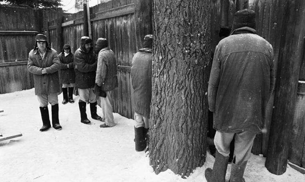 Sovietinės psichiatrinės ligoninės pacientai, apie 1970-1990 m. 