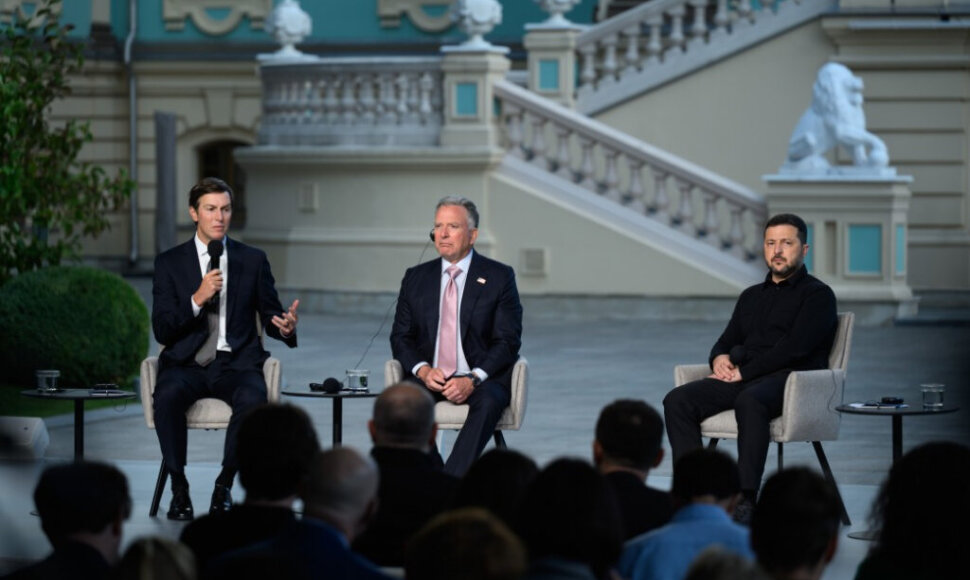 Jaredas Kushneris, Steve'as Witkoffas, Volodymyras Zelenskis / ZUMAPRESS.com