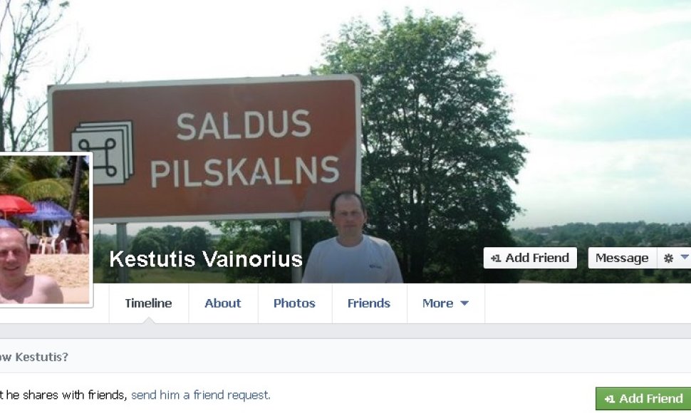 Kunigą Kęstutį Vainorių „Facebook“ svetainėje atpažinę gargdiškiai pasipiktino pamatę nuotraukas ir informaciją, kuria jis dalinasi. 