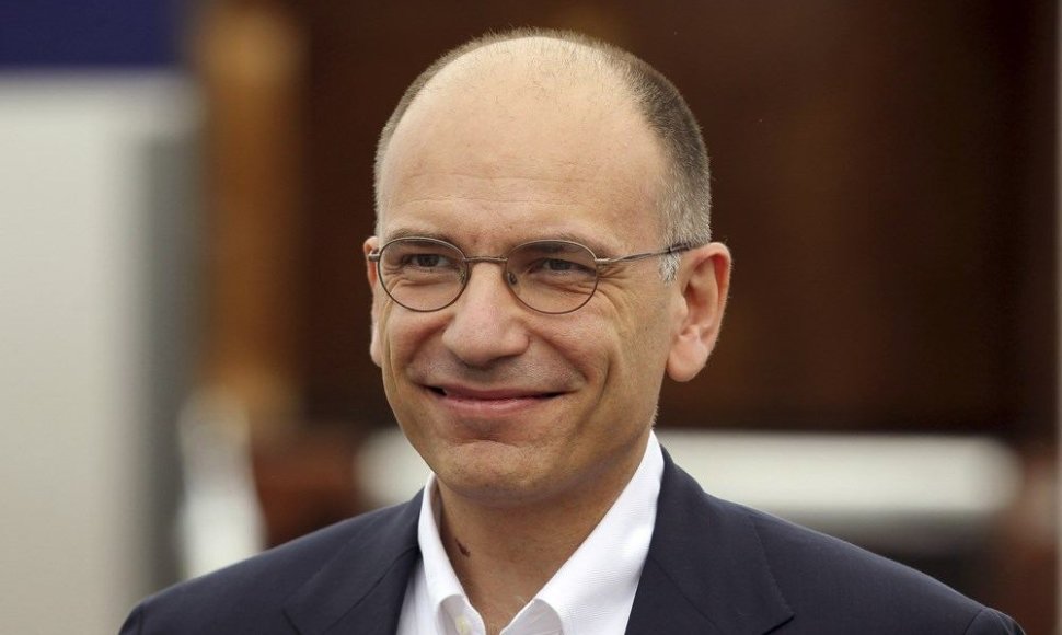 Italijos ministras pirmininkas Enrico Letta