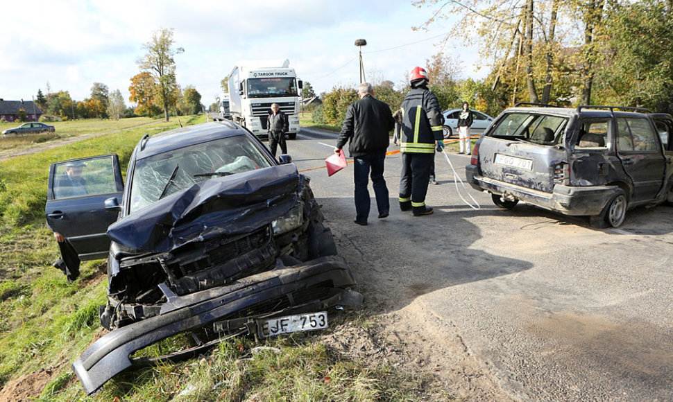 Avarijos vietoje Pagėgių sav.