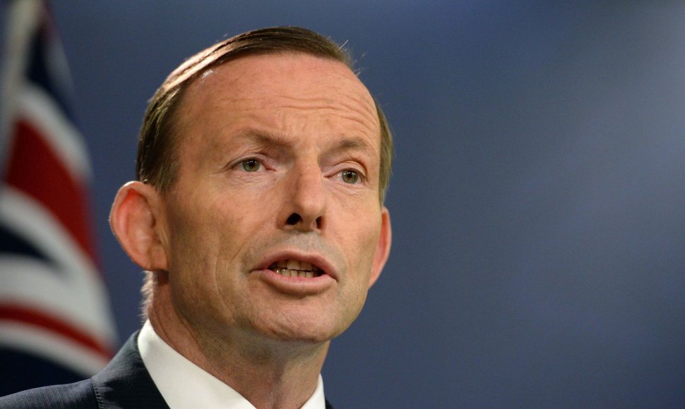 Australijos premjeras Tony Abbottas