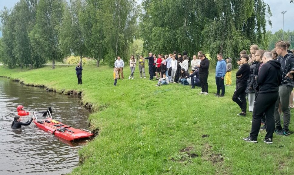 Mokymų akimirka