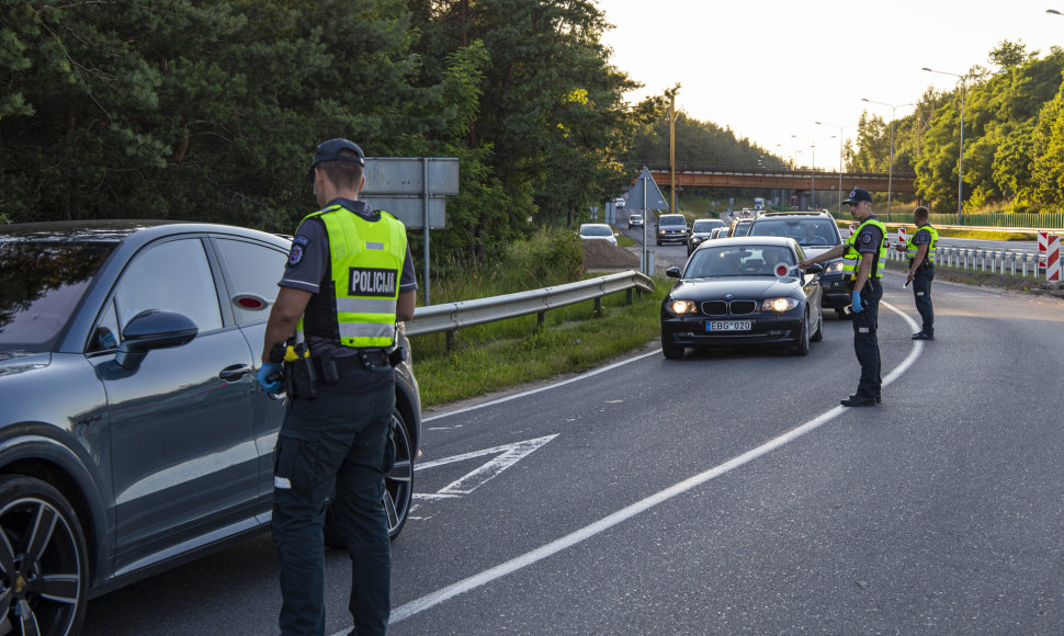 Policijos reidas Vilniaus apskrityje