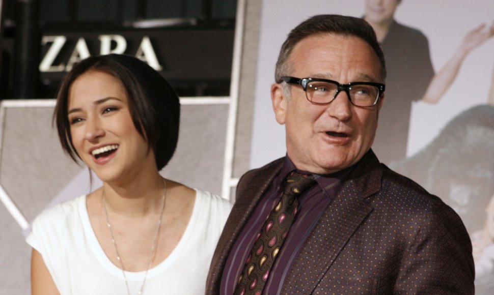 Robinas Williamsas su dukra Zelda Williams (2009 m.)