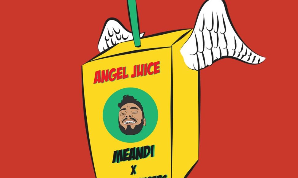 Iliustracija Meandi ir prodiuserio „Juice Bangers“ dainai „Angel Juice“