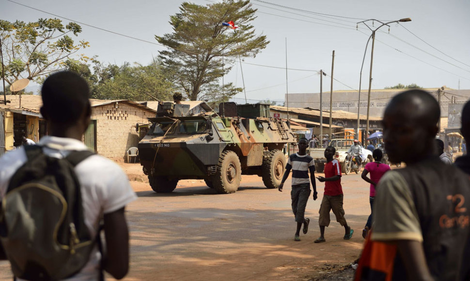 Prancūzų kariai Centrinėje Afrikos Respublikoje