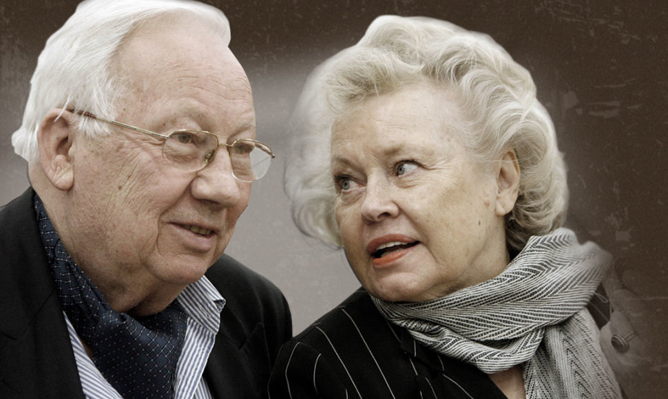 Gabrielius Žemkalnis Landsbergis su žmona Danute