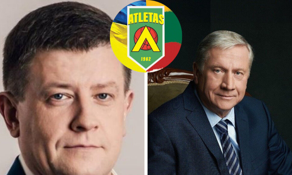 Raimundas Miladauskas (kairėje) ir NKL vadovas Arvydas Čėsna (de&scaron;inėje)