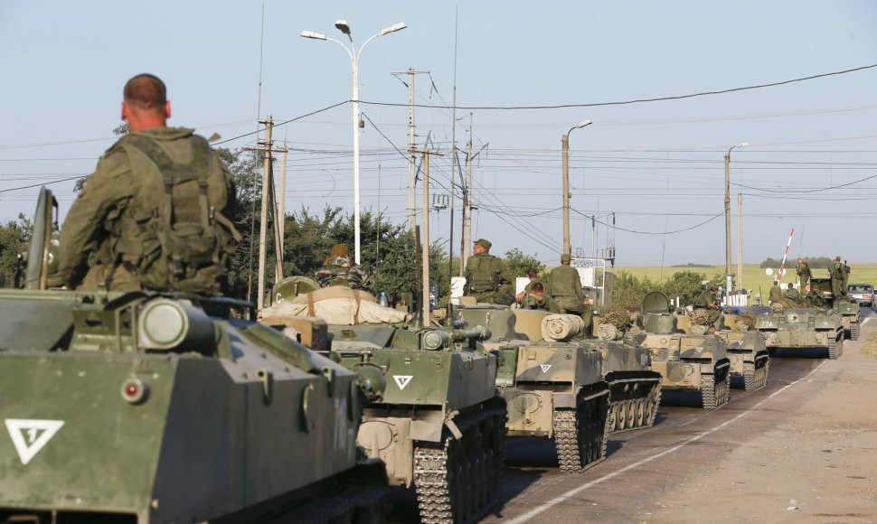 Rusijos kariai šalia Ukrainos sienos