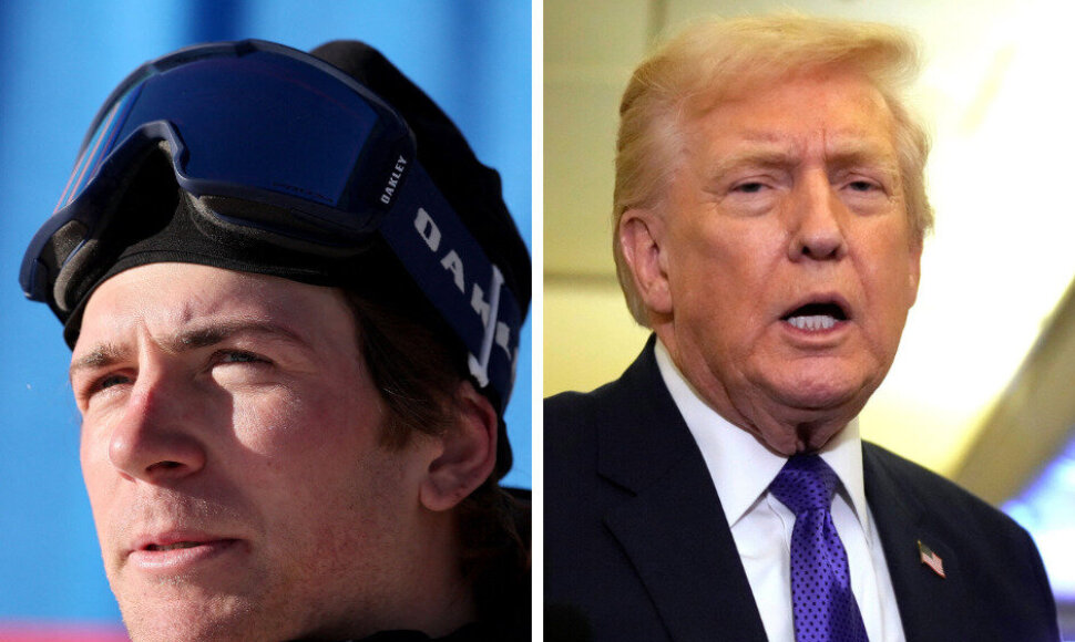 Hunteris Hessas (kairėje) ir Donaldas Trumpas (dešinėje)