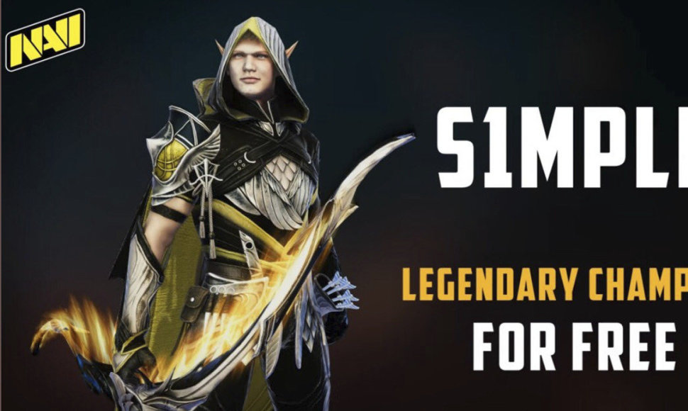 „S1mple“ tapo „Shadow Legends“ žaidimo veikėju