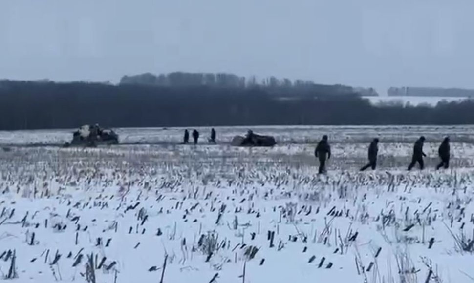 Belgorodo srityje sudužo Rusijos karinis lėktuvas IL-76