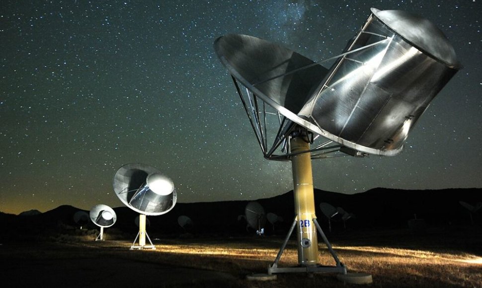 SETI instituto radijo teleskopai. 