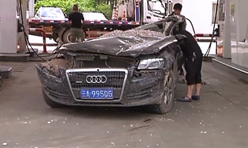 „Audi“ po avarijos