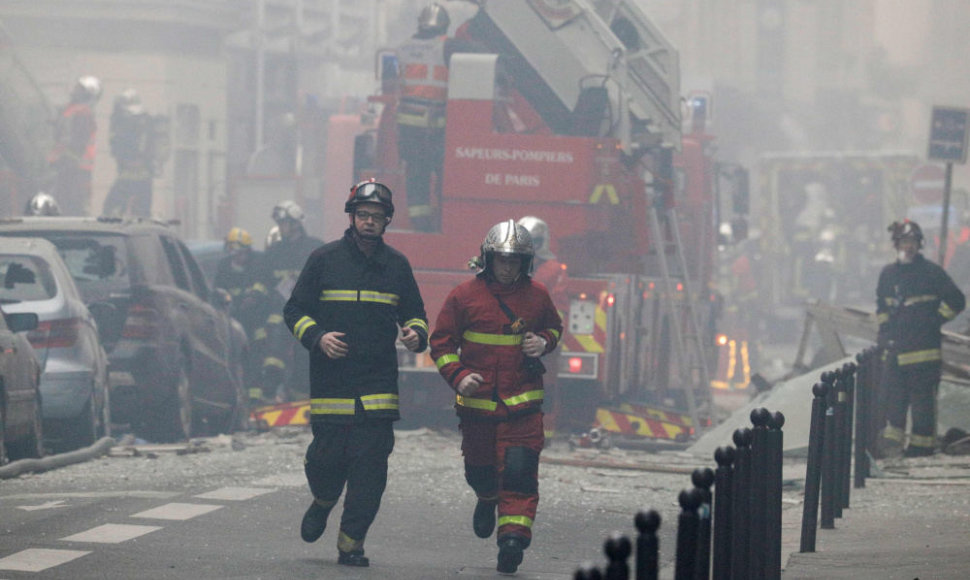 Galingas sprogimas nuniokojo kepyklą Paryžiaus centre