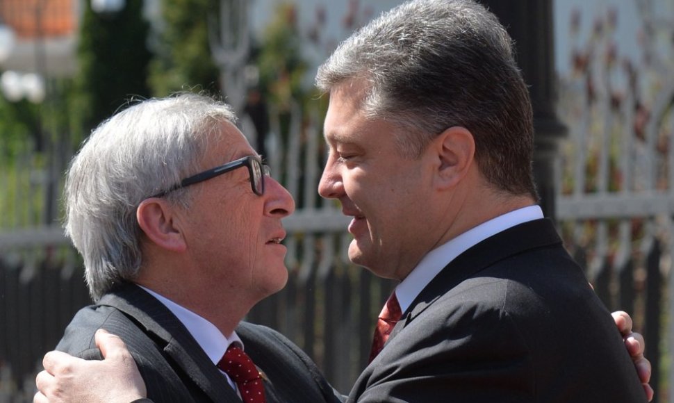 Jeanas-Claude'as Junckeris ir Petro Porošenka
