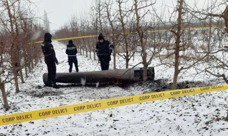 Moldovoje nukrito raketa