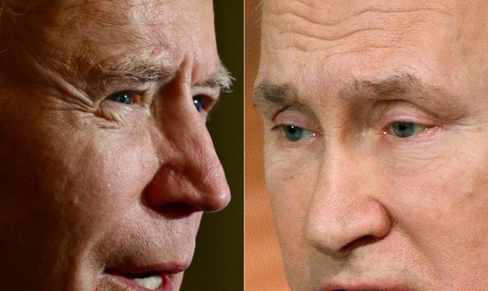 Joe Bidenas ir Vladimiras Putinas