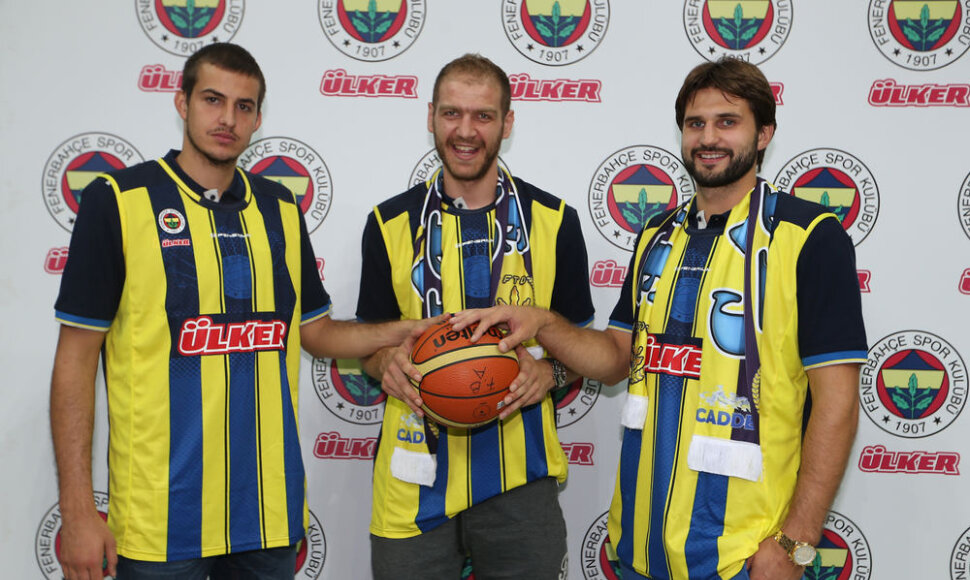 Nemanja Bjelica, Luka Žoričius ir Linas Kleiza
