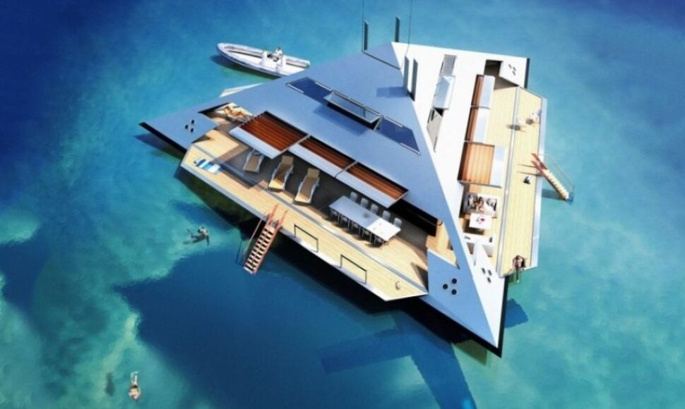  &bdquo;HYSWAS Tetrahedron Super Yacht&ldquo; jachta