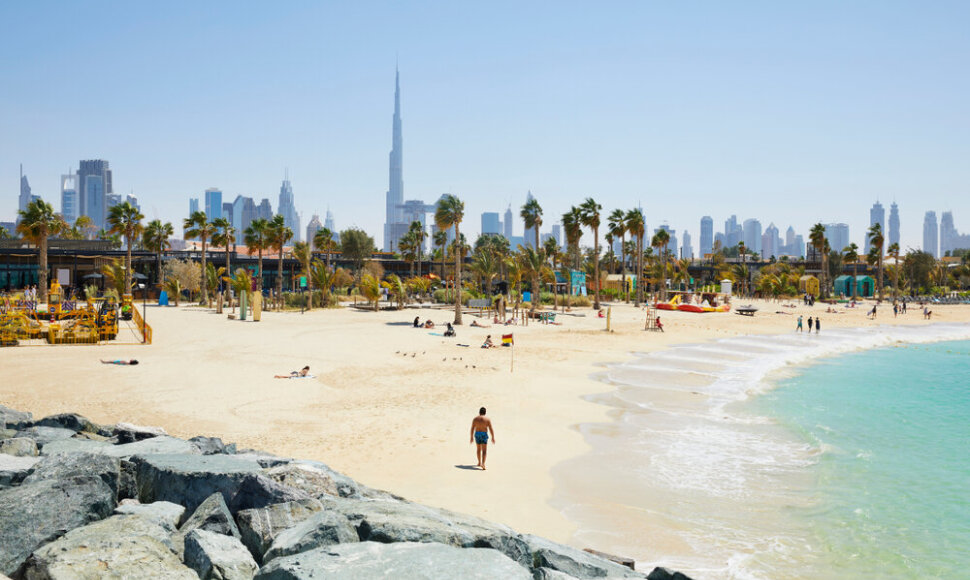Paplūdimys Dubajuje
