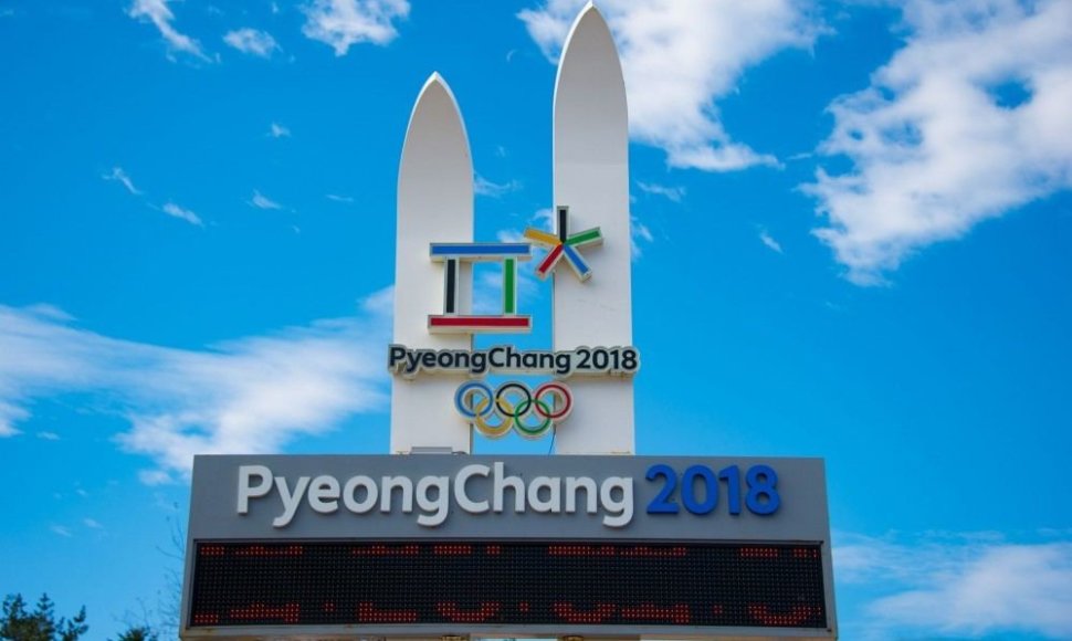 Pjongčango olimpinių žaidynių švieslentė