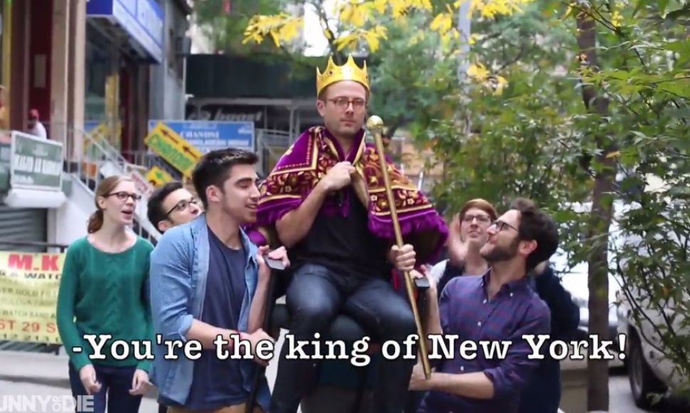 Parodija: ką reiškia būti vyru Niujorko gatvėse