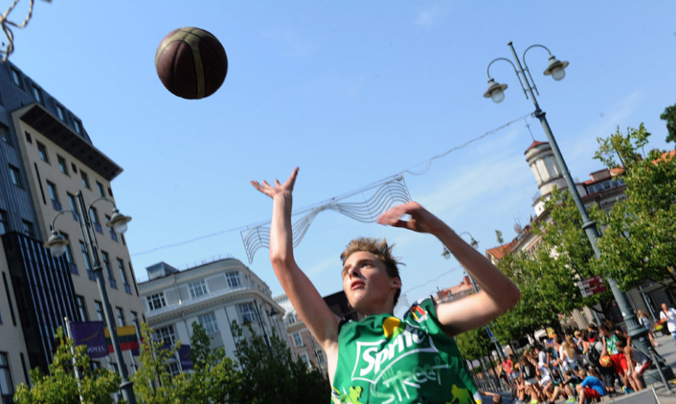 „Sprite“ krepšinio talentų kovos Vilniuje