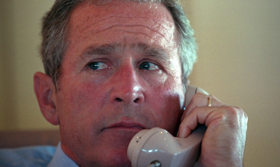 JAV prezidentas George'as Bushas 2001 rugsėjo 11-ąją