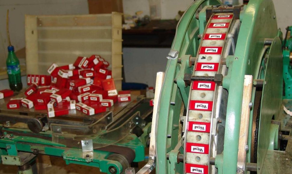 Cogarečių fabrikėlis Naujojoje Vilnioje, rastas 2010 metais