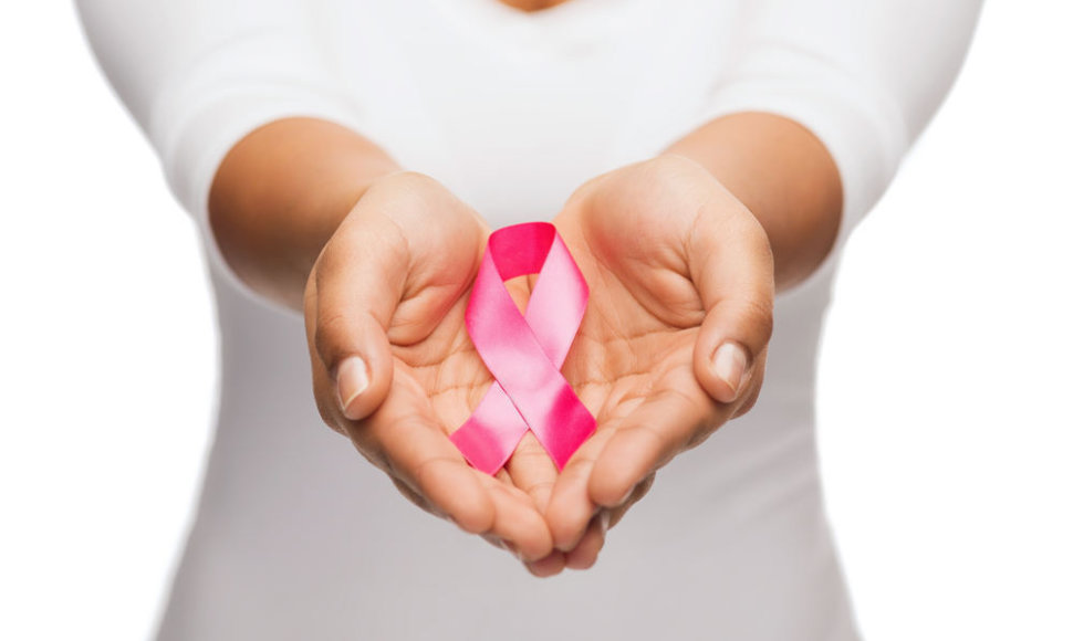 Rožinis kaspinas – krūties vėžio simbolis