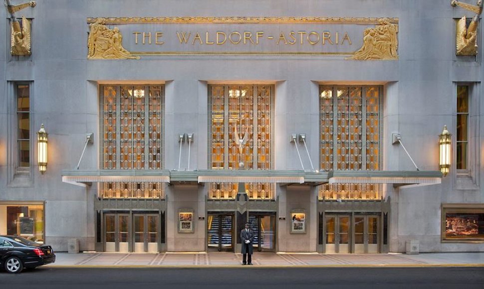 Žymus viešbutis Niujorke „Waldorf Astoria“