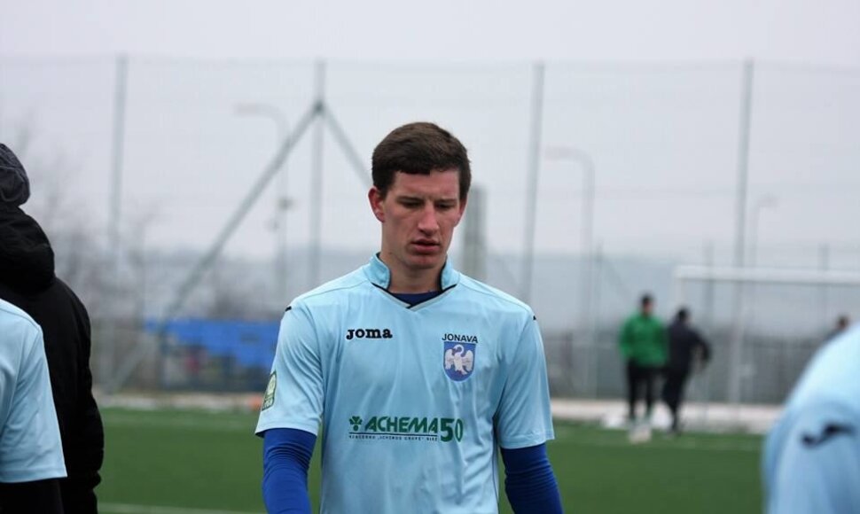 Marius Ganusauskas pelnė du įvarčius &bdquo;Jonavos&ldquo; komandai.