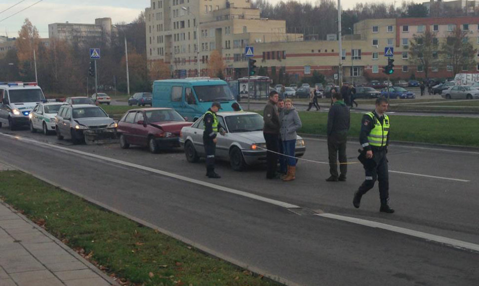 Avarijos vietoje Vilniuje, Laisvės pr.