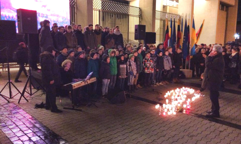 Choristų atliekama daina