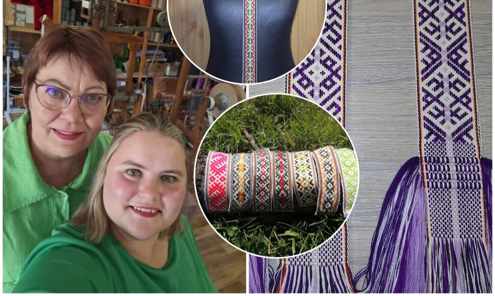 Violeta ir Urtė bei jų kuriami austi grožiai