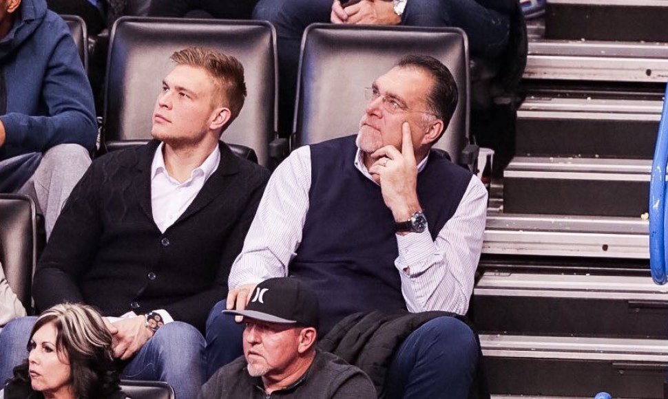 Arvydas Sabonis ir Žygimantas Sabonis