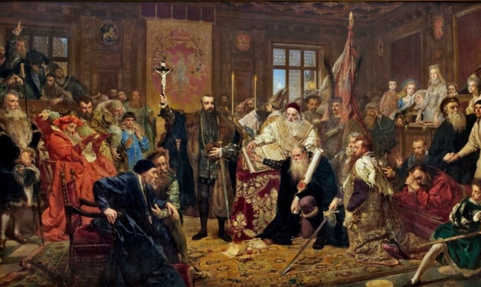 Jan Matejko, „Liublino unija“