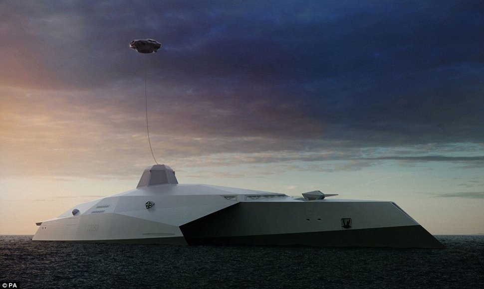 Karo laivo „Dreadnought 2050“ konceptas 