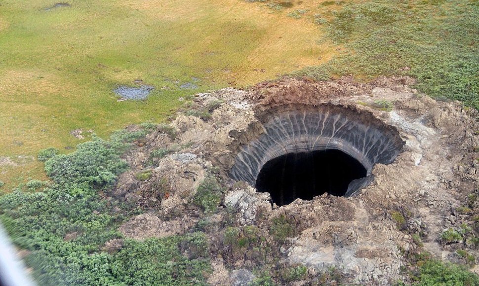 Dar vienas Jamalo tipo krateris, rastas Sibire