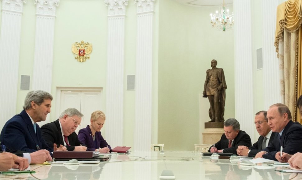 JAV ir Rusijos delegacijų susitikimas
