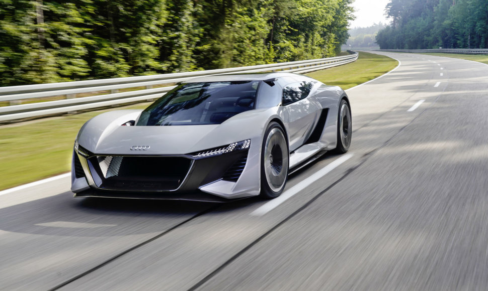 „Audi“ elektrinė koncepcija „PB18 e-tron“: iki 100 km/val. – per 2 sek.