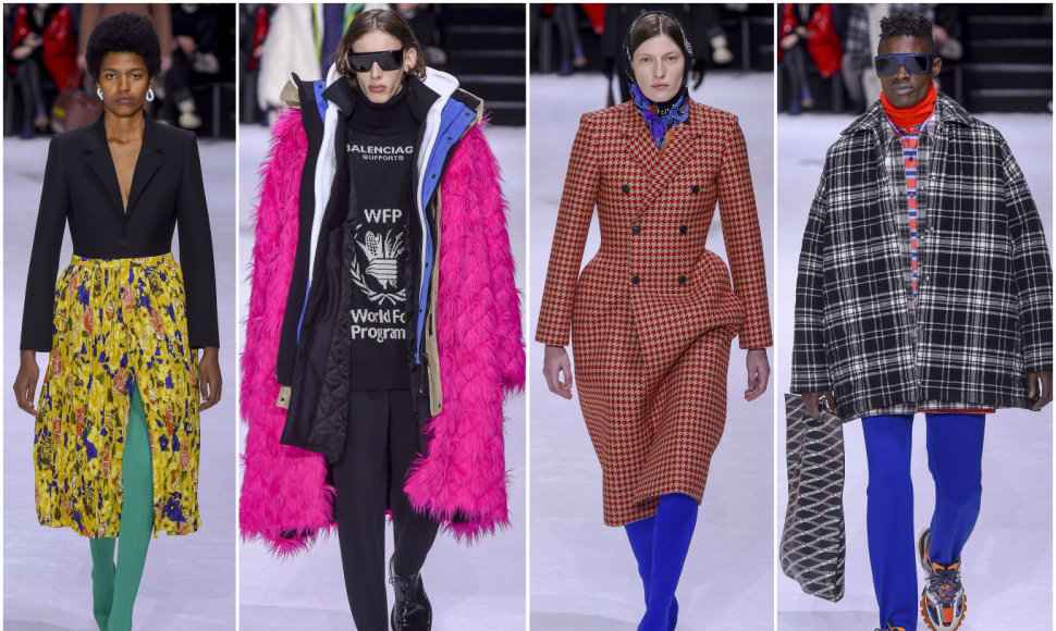 „Balenciaga“ 2018–2019 m. rudens ir žiemos kolekcijos modeliai