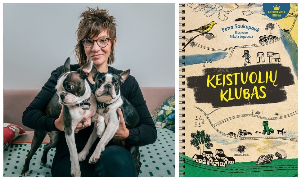 Petra Soukupov&aacute; ir knyga &bdquo;Keistuolių klubas&ldquo;