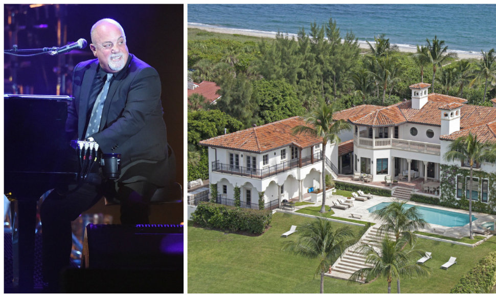 Dainininkas Billy Joelas parduoda vilą prie pat vandenyno
