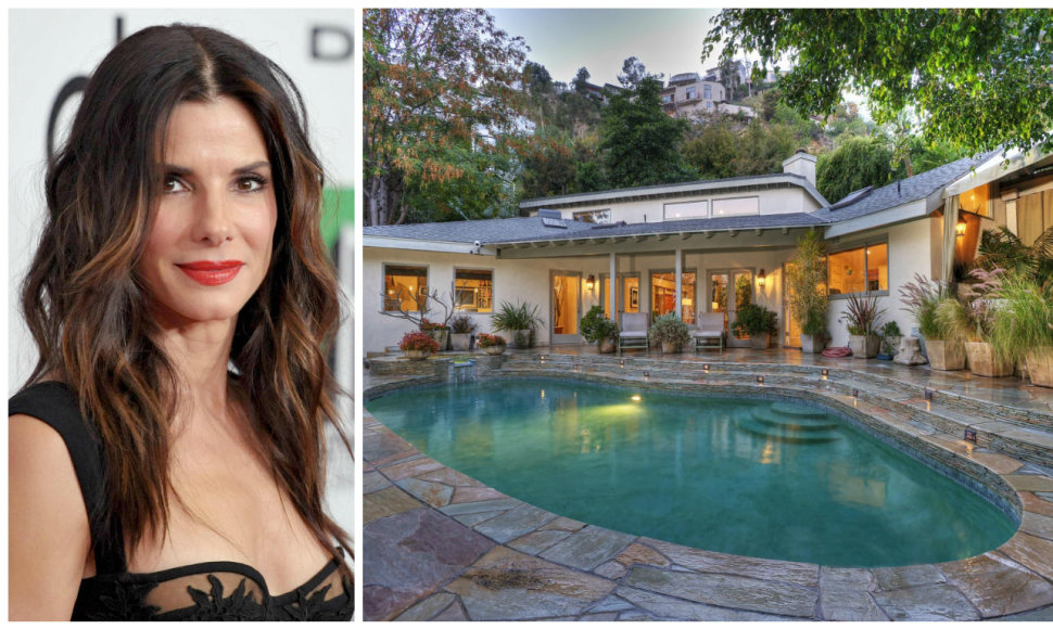 Sandra Bullock išnuomoja namą Holivude