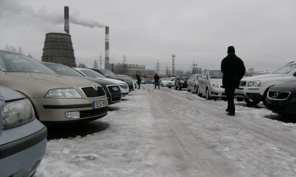 Kauno automobilių turgus sausį